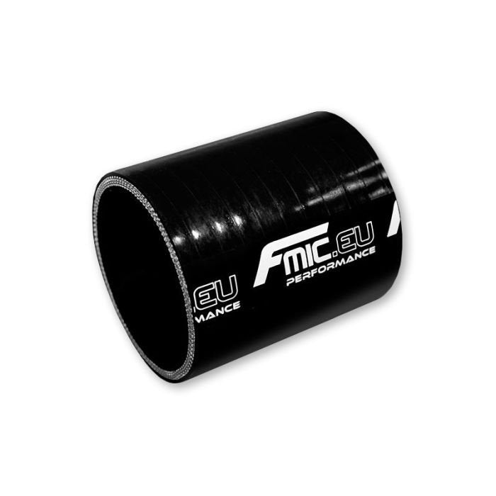 Tubo de silicone reto 70mm preto 5cm