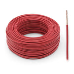 Cabo de Alimentação 0.75 Vermelho para Automóveis - Isolamento PVC-P | Preço por Metro