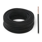 Cabo de Alimentação 0.75 Preto para Automóveis - Isolamento PVC-P | Preço por Metro