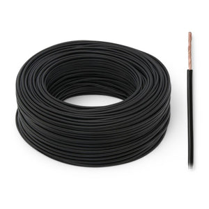 Cabo de Alimentação 0.75 Preto para Automóveis - Isolamento PVC-P | Preço por Metro