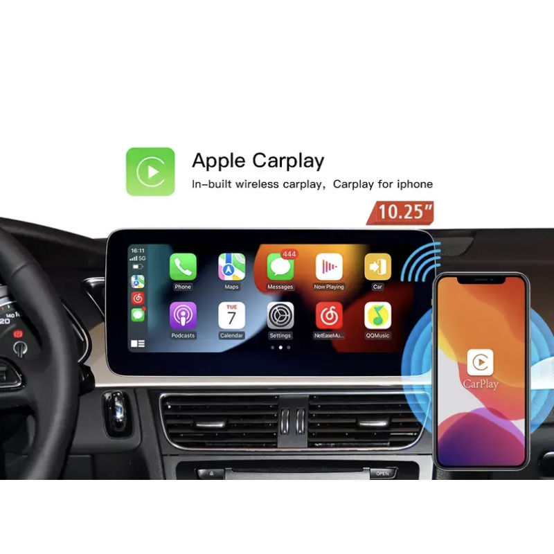 Monitor 10.25" Android Audi Concert A4 A5 CarPlay Android Auto