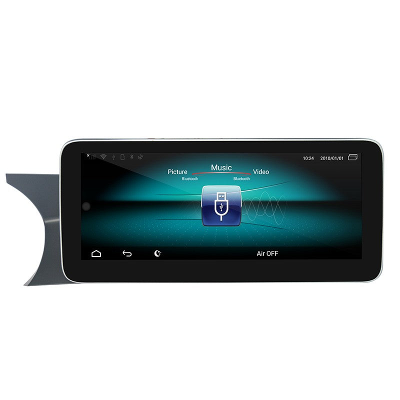Monitor 10.25” Android 13 para Mercedes NTG4.5 CarPlay & Android Auto | Compatível com Classe C W204