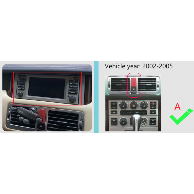 Monitor 10.25” Android 12 para Range Rover L322 ZLINK CarPlay & Android Auto | GPS | Wi-Fi | Plug & Play