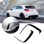 Flics para Pára-choque Traseiro Mercedes Classe A W176 (AMG Line) - Preto Piano
