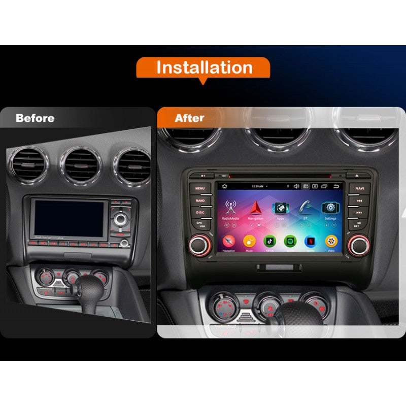 Radio CarPlay Android Auto Bluetooth USB Audi TT 8J