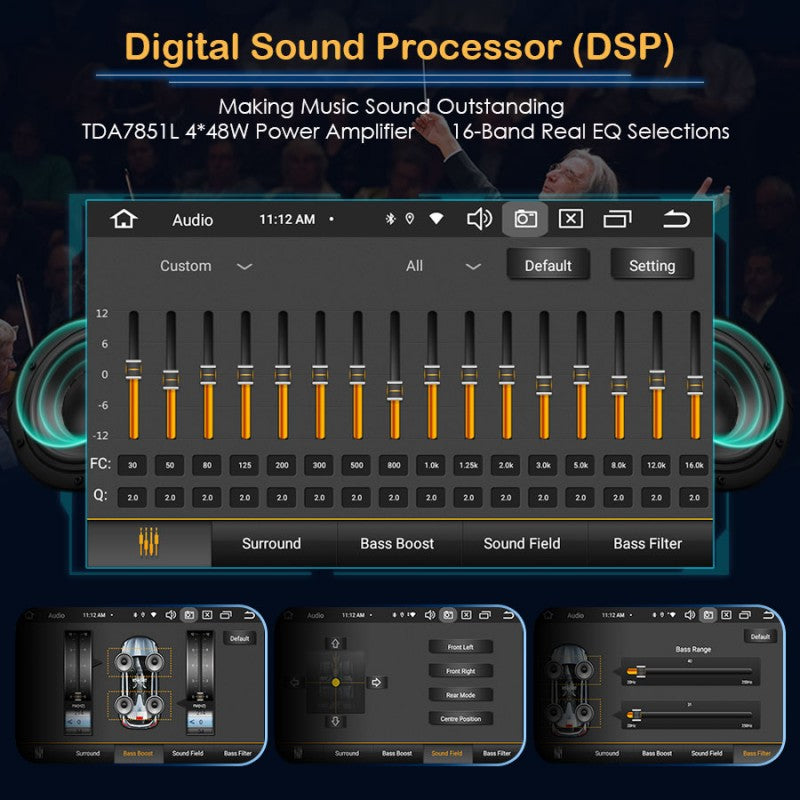 Radio CarPlay Android Auto Bluetooth USB BMW Serie 3 E90 E91 E92 E93