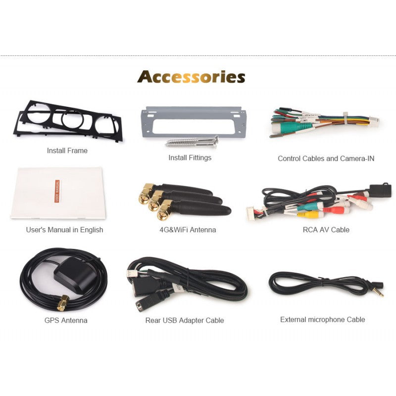 Radio CarPlay Android Auto Bluetooth USB BMW Serie 3 E90 E91 E92 E93