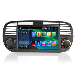 Radio CarPlay Android Auto Bluetooth USB Fiat 500