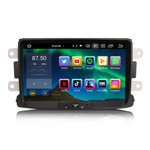 Radio CarPlay Android Auto Bluetooth USB Dacia Dokker Duster Lodgy Logan Sandero