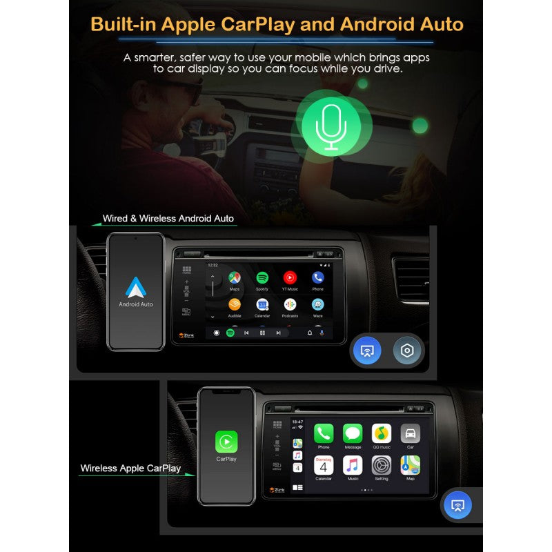 Radio CarPlay Android Auto Bluetooth USB Dacia Dokker Duster Lodgy Logan Sandero