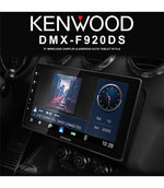 Kenwood DMX-F920DS – Ecrã Flutuante HD 9" com CarPlay/Android Auto (Wireless e Cabo) + DAB+