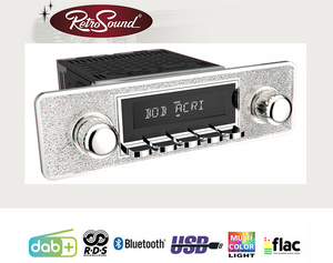 Radio Retrosound "Motor-2DAB" Design "Silver" RDS USB Bluetooth