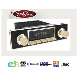 Radio Retrosound "Motor-6DAB" Design "Ivory" RDS USB Bluetooth