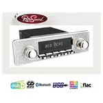 Radio Retrosound "Motor-6DAB" Design "Silver" RDS USB Bluetooth