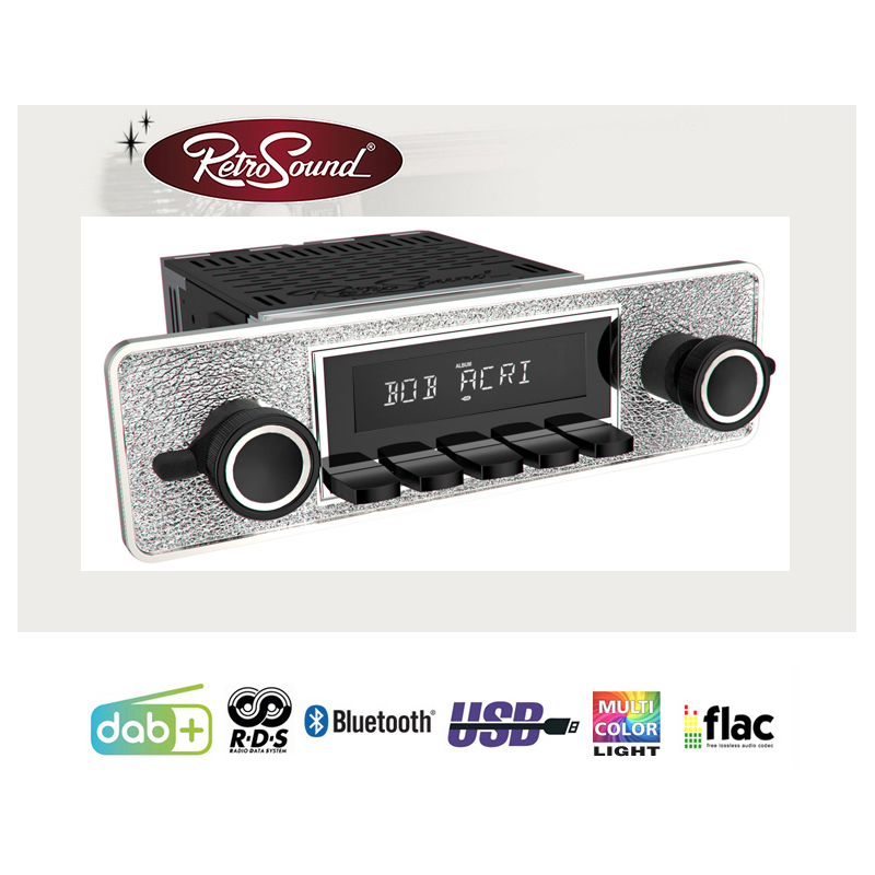Radio Retrosound "Motor-6DAB" Design "Pagode" RDS USB Bluetooth