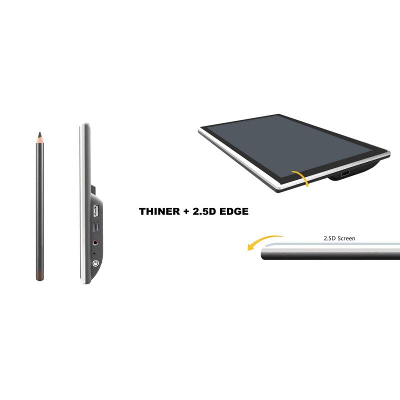 Tablet Monitor Traseiro Android 11.6" (Par) – USB, Wi-Fi, Miracast, AirPlay