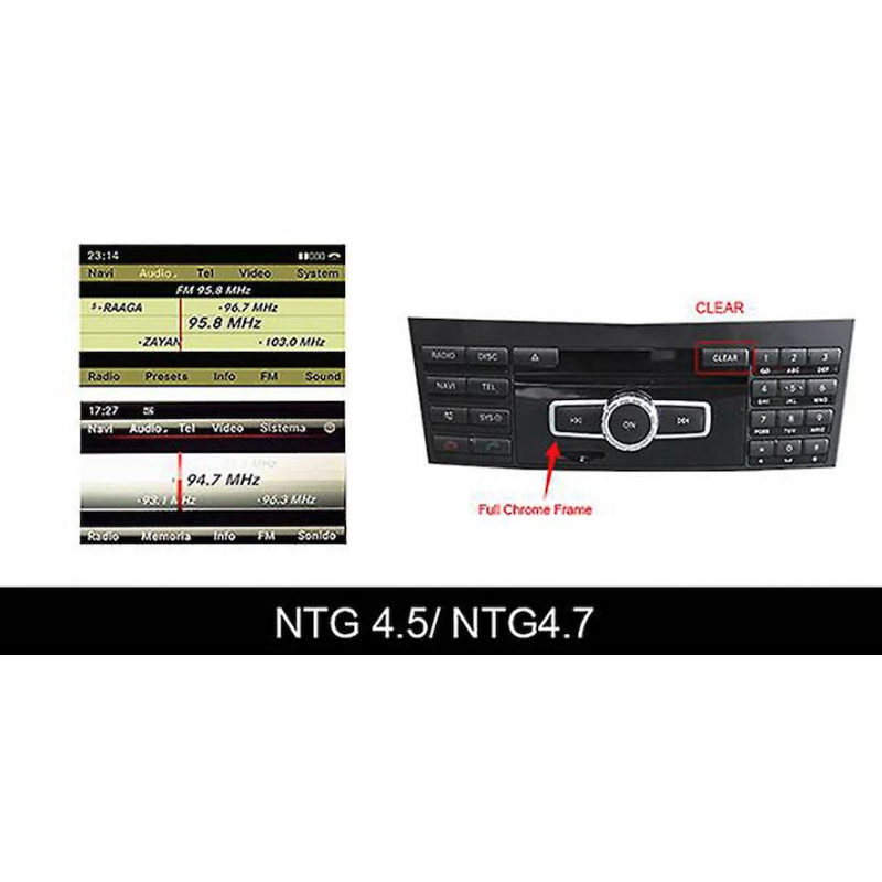 Interface Wireless CarPlay & Android Auto para Mercedes NTG4.5 / NTG4.7