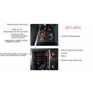 Wireless CarPlay Android Auto Volvo IAM2.1 V40 S60 V60 V70 XC60 XC70