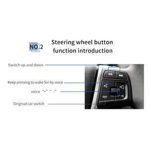 Wireless CarPlay Android Auto Volvo Sensus Connect 7" Internet